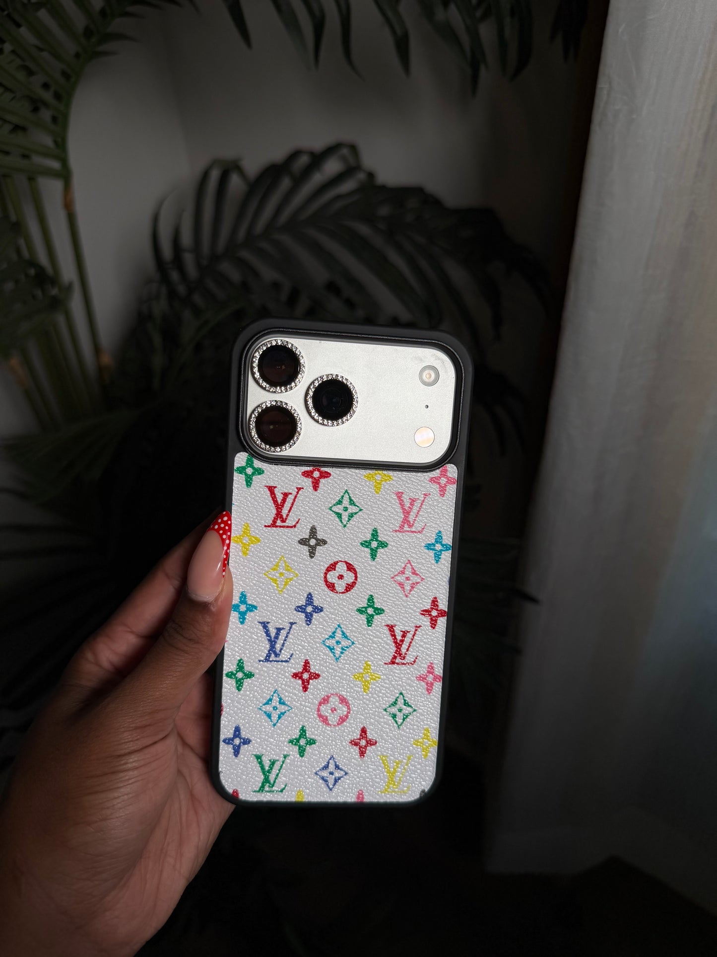 Colorful monogram case