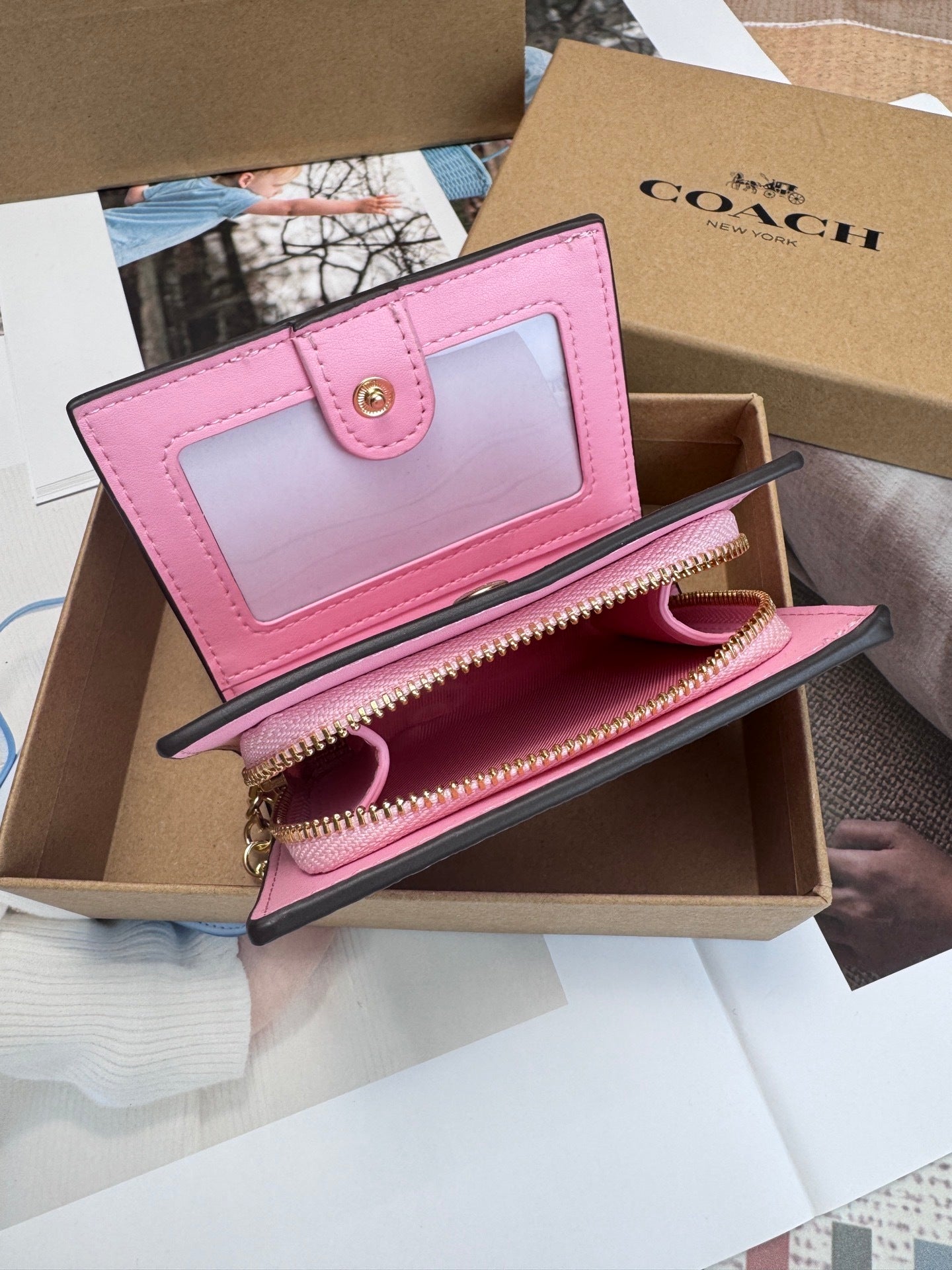 C*ach Pink Wallet