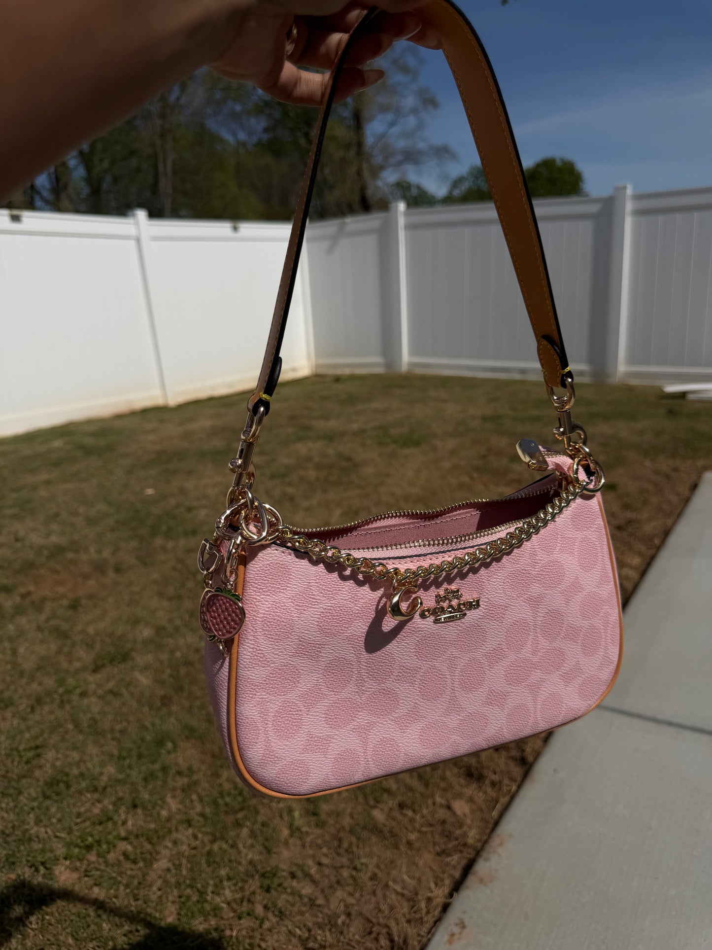 Pink C*ach Teri Bag