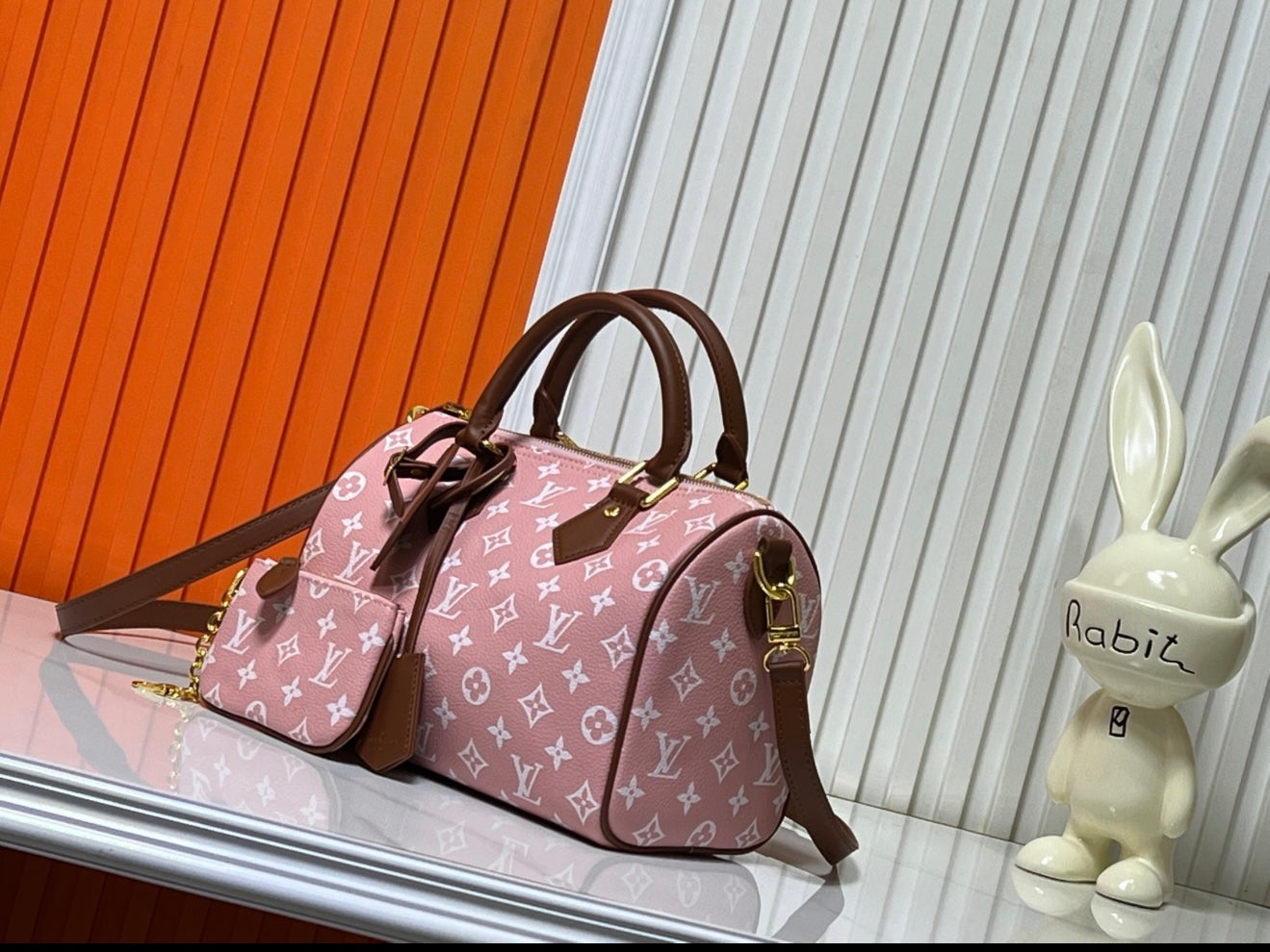 Monogram Pink Speedy