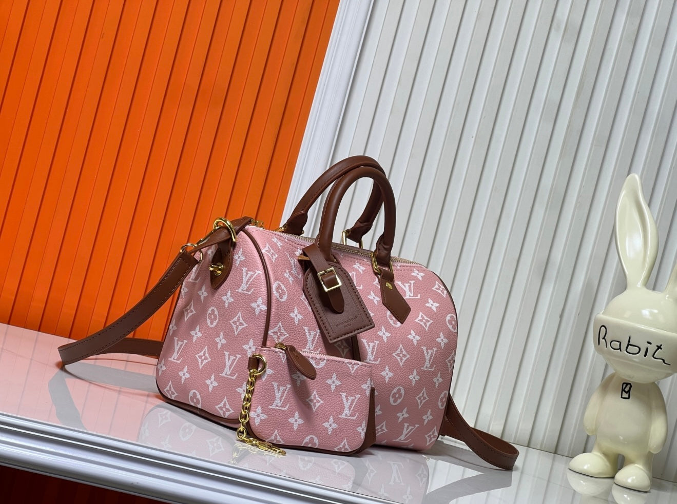 Monogram Pink Speedy